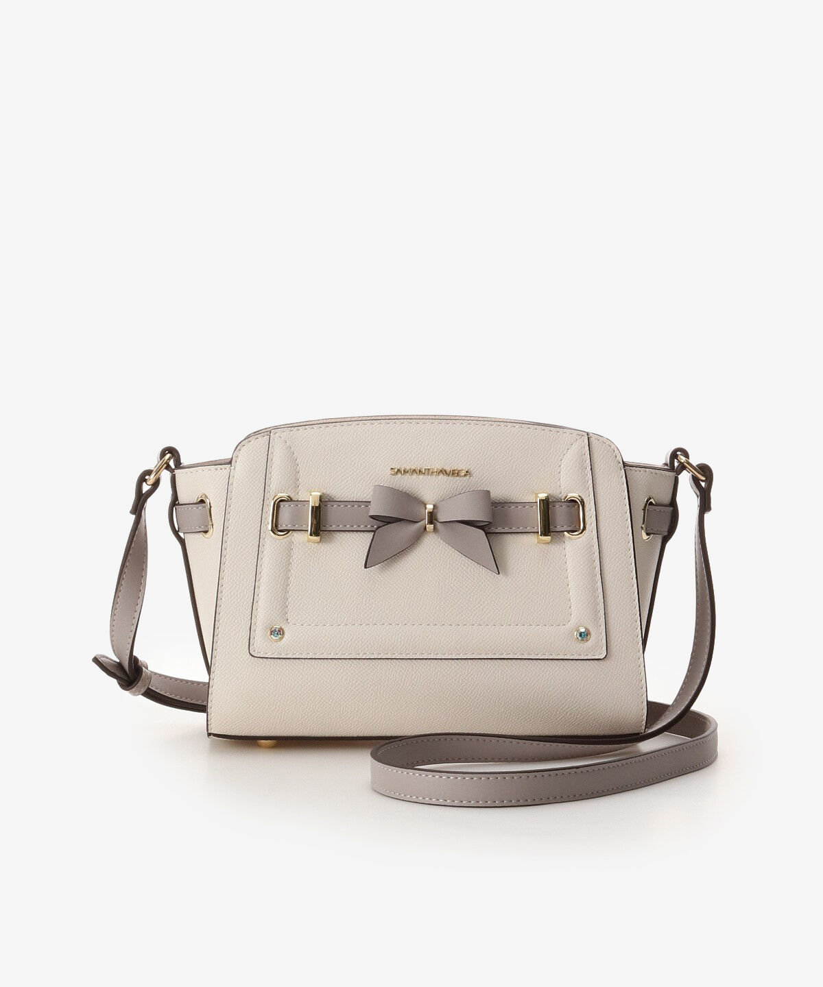 Samantha Vega「リボンモチーフショルダーバッグ」|ショルダー・メッセンジャー|オフホワイト