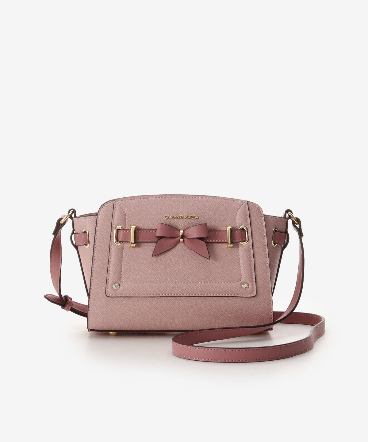 Samantha Vega「リボンモチーフショルダーバッグ」|ショルダー・メッセンジャー|ピンク