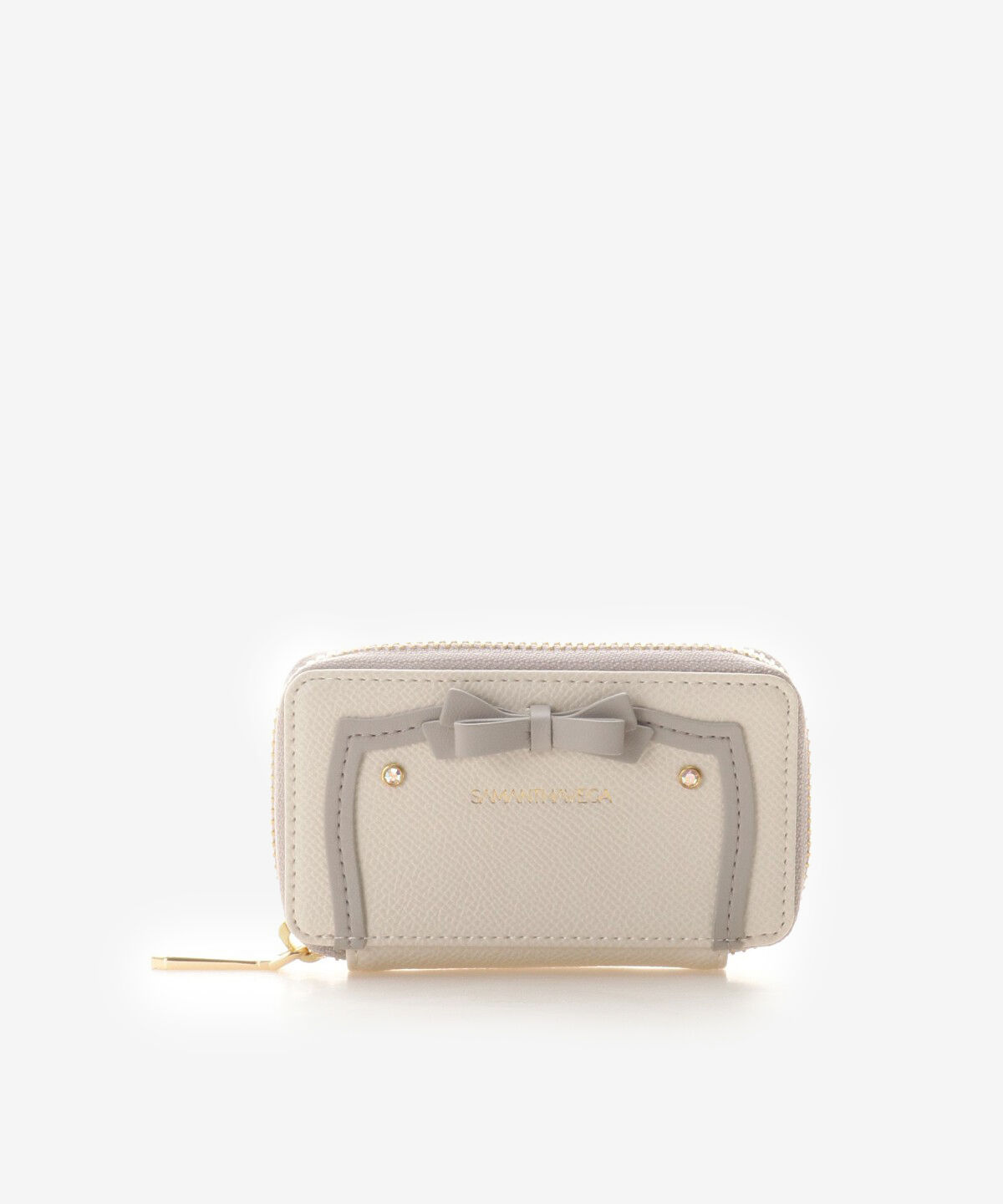 Samantha Vega「ソリッドリボンキーケース」|キーケース|オフホワイト