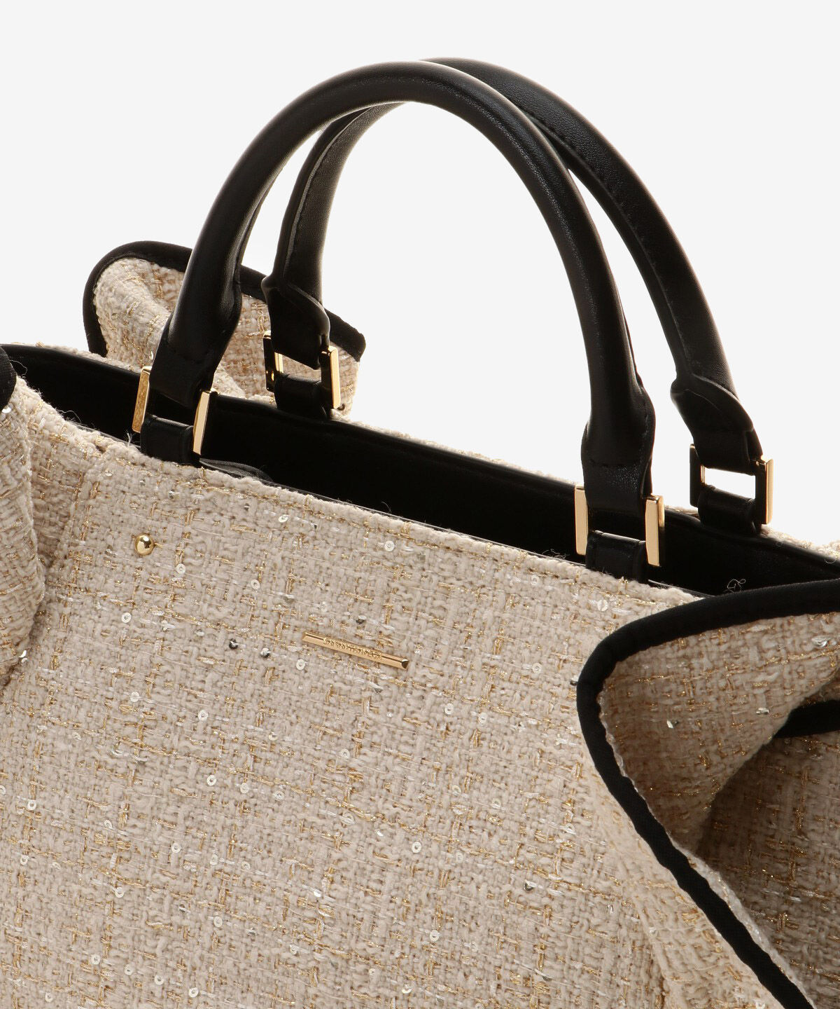 Samantha Vega「ツイードフリルトート(大)」|ハンドバッグ|