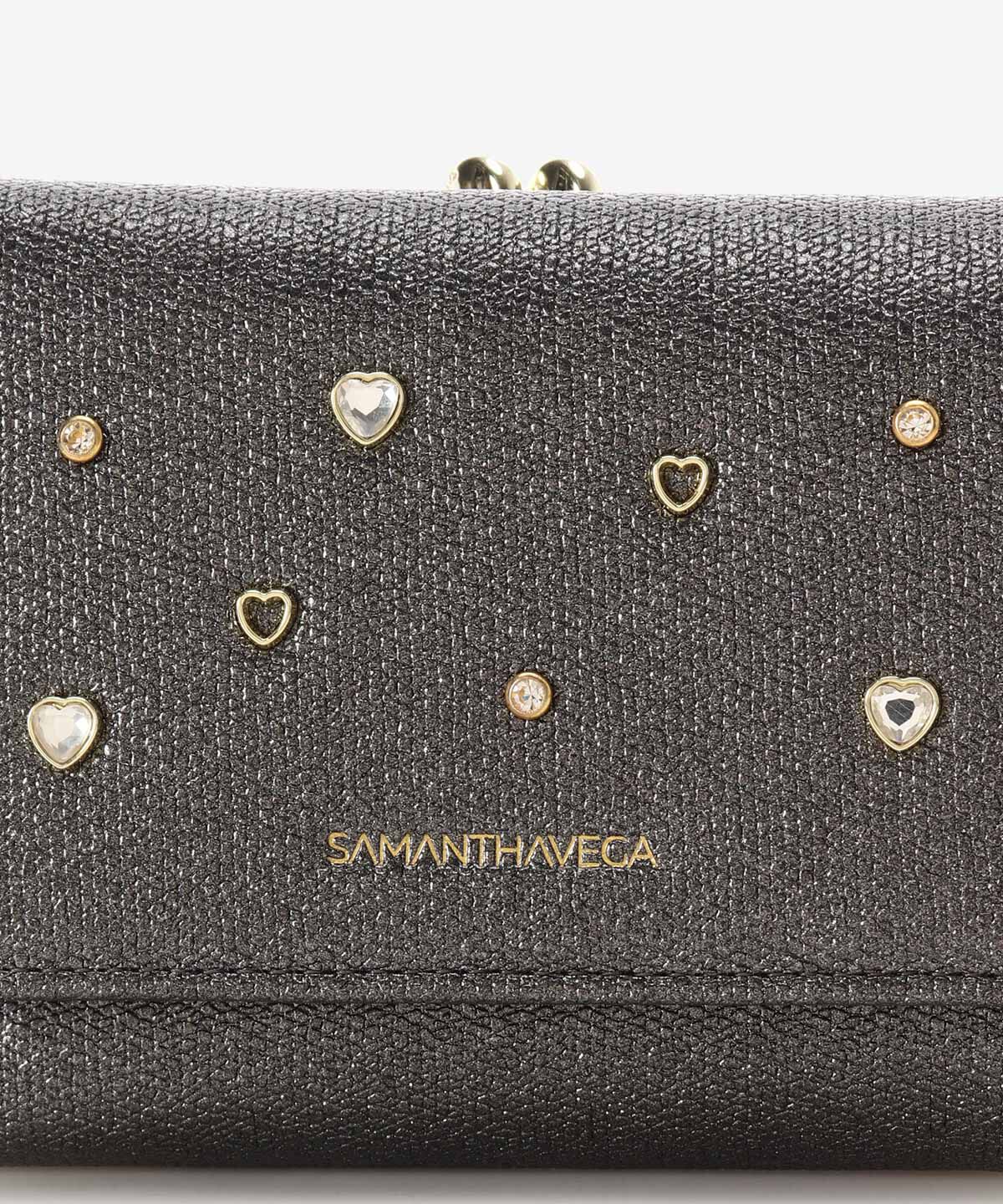 Samantha Vega「■ｵﾝﾗｲﾝｼｮｯﾌﾟ&一部店舗限定■ﾊｰﾄｼﾞｭｴﾘｰﾌﾗｯﾀｰ折」|財布|