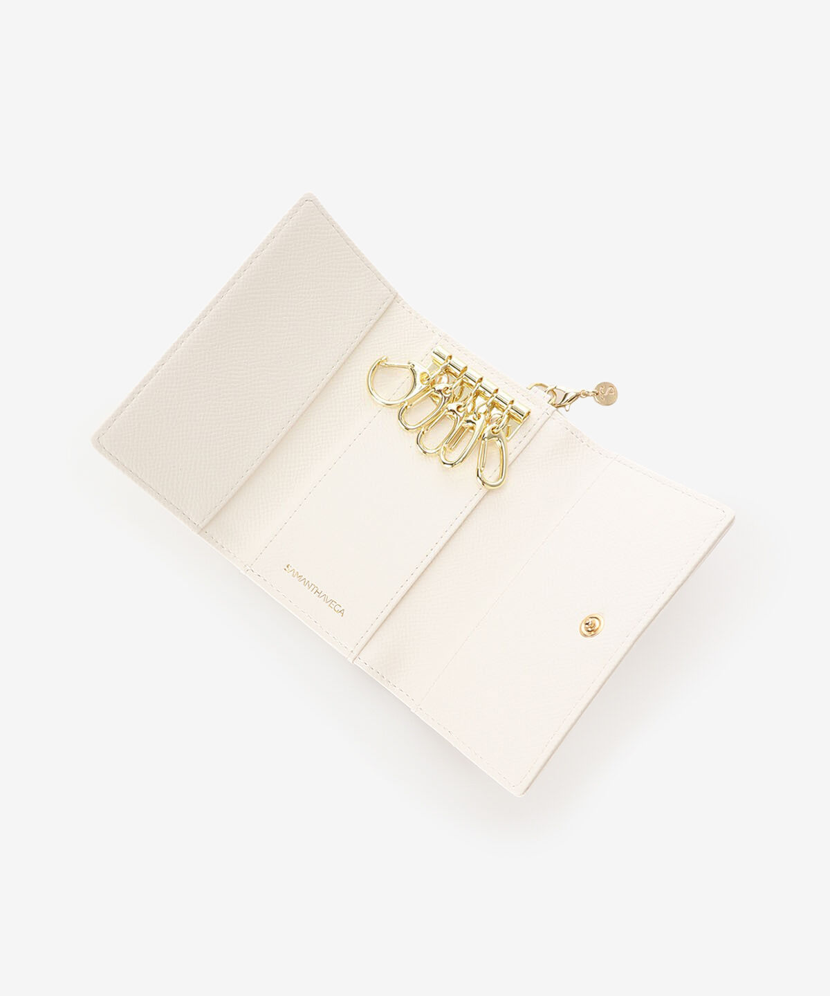 Samantha Vega「マテリアルアクセントリボンキーケース」|キーケース|