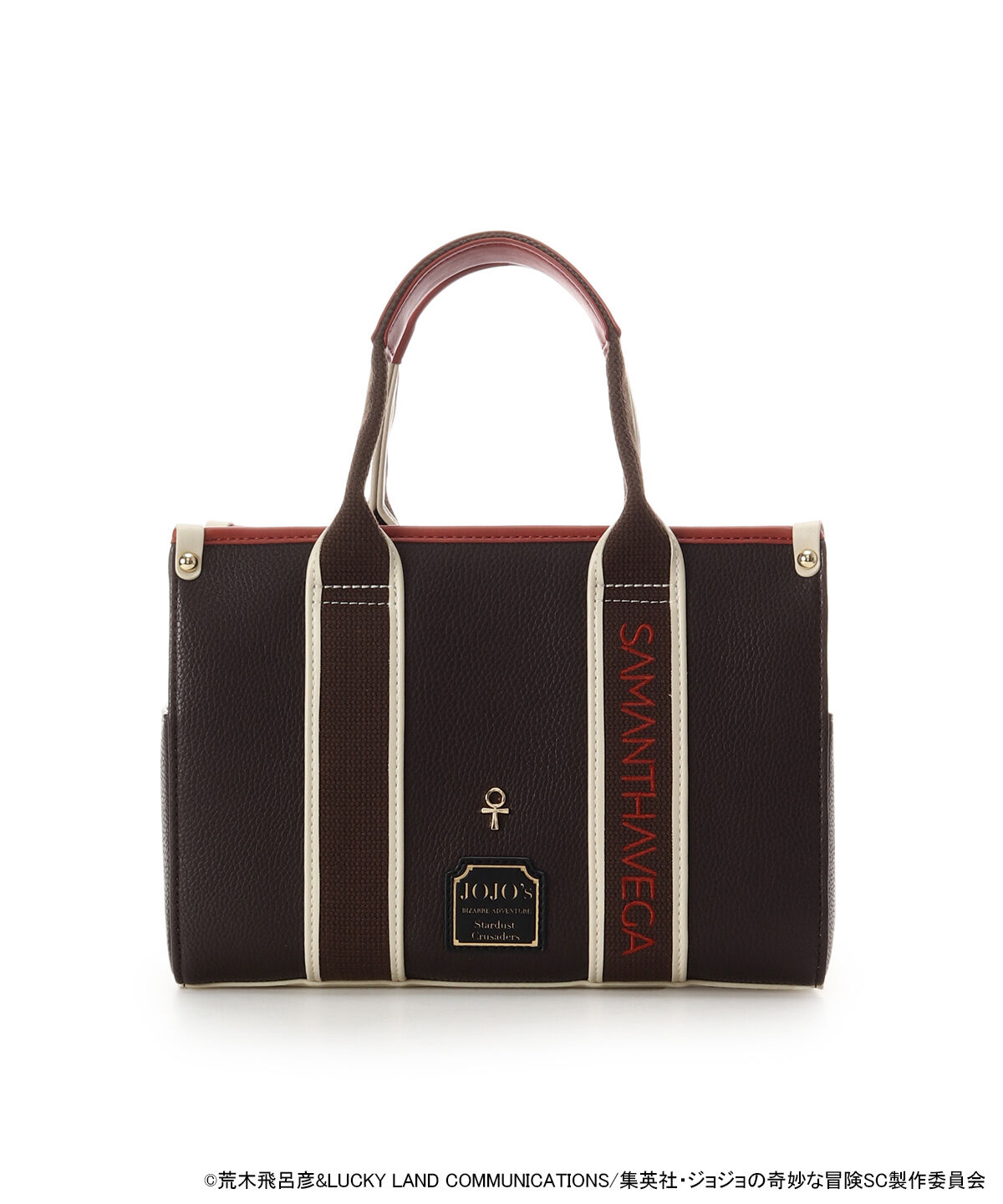 Samantha Vega「SAMANTHAVEGA&times;ｱﾆﾒ『ｼﾞｮｼﾞｮの奇妙な冒険 ｽﾀｰﾀﾞｽﾄｸﾙｾｲﾀ 」|ハンドバッグ|ブラウン