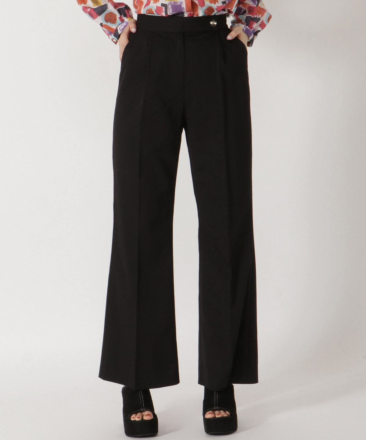 REDYAZEL「センタープレスパンツ」|その他|ブラック