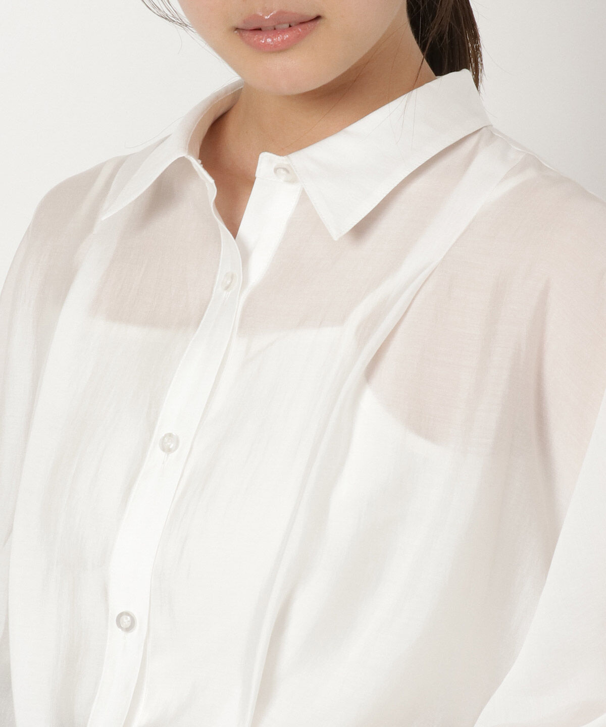 REDYAZEL「シアーバルーンシャツ」|シャツ・ブラウス|