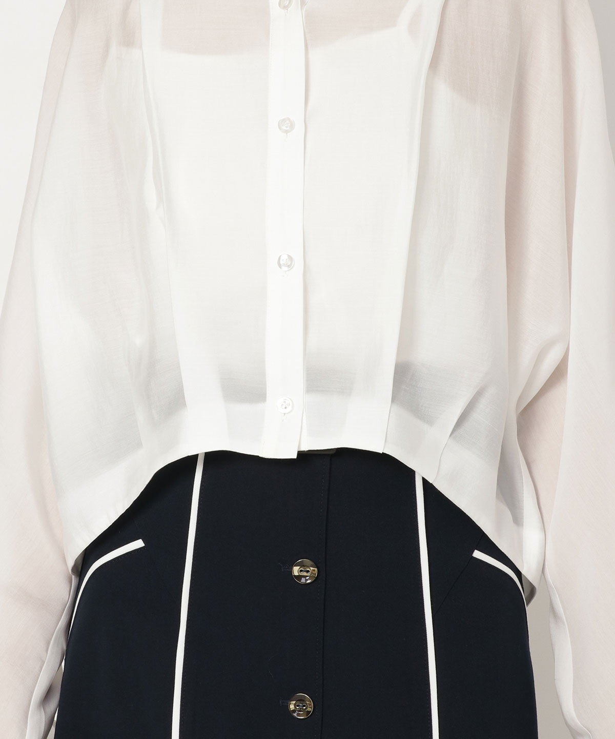 REDYAZEL「シアーバルーンシャツ」|シャツ・ブラウス|