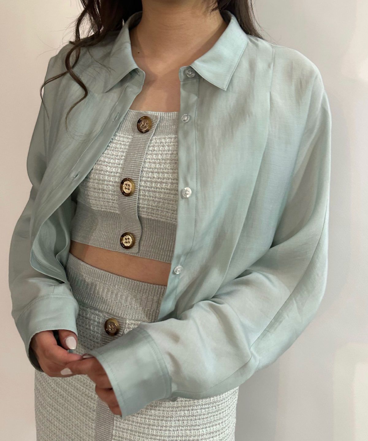 REDYAZEL「シアーバルーンシャツ」|シャツ・ブラウス|