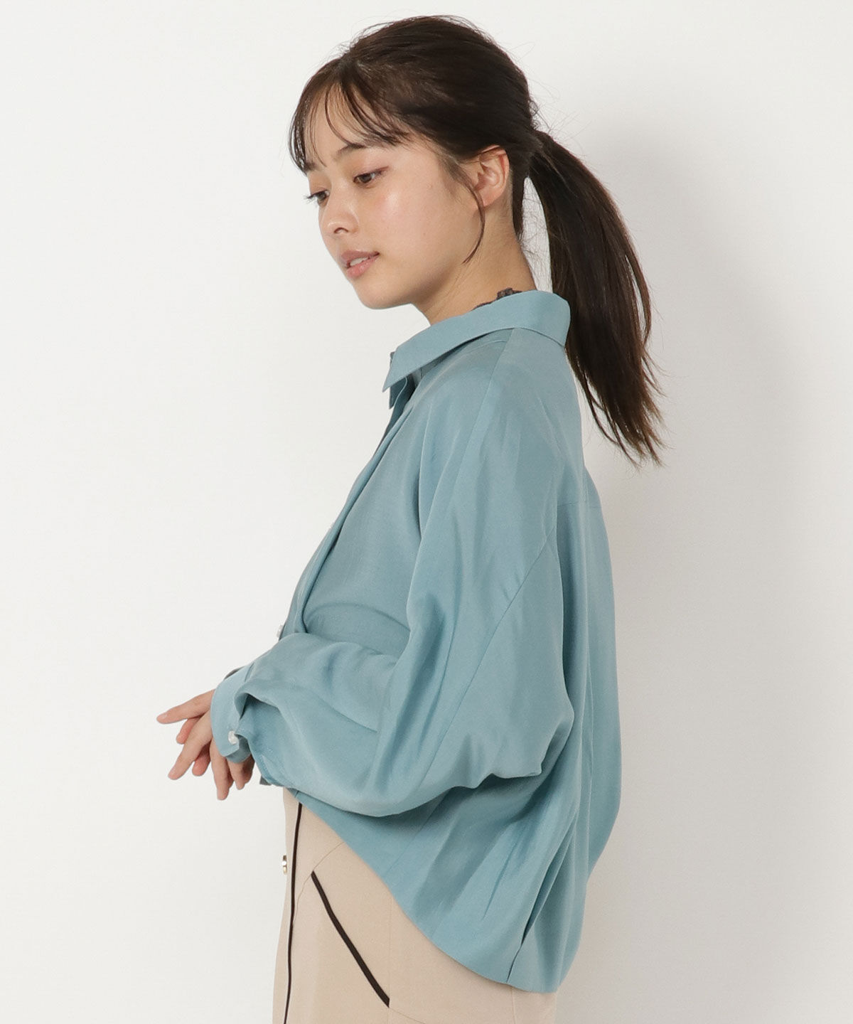 REDYAZEL「シアーバルーンシャツ」|シャツ・ブラウス|