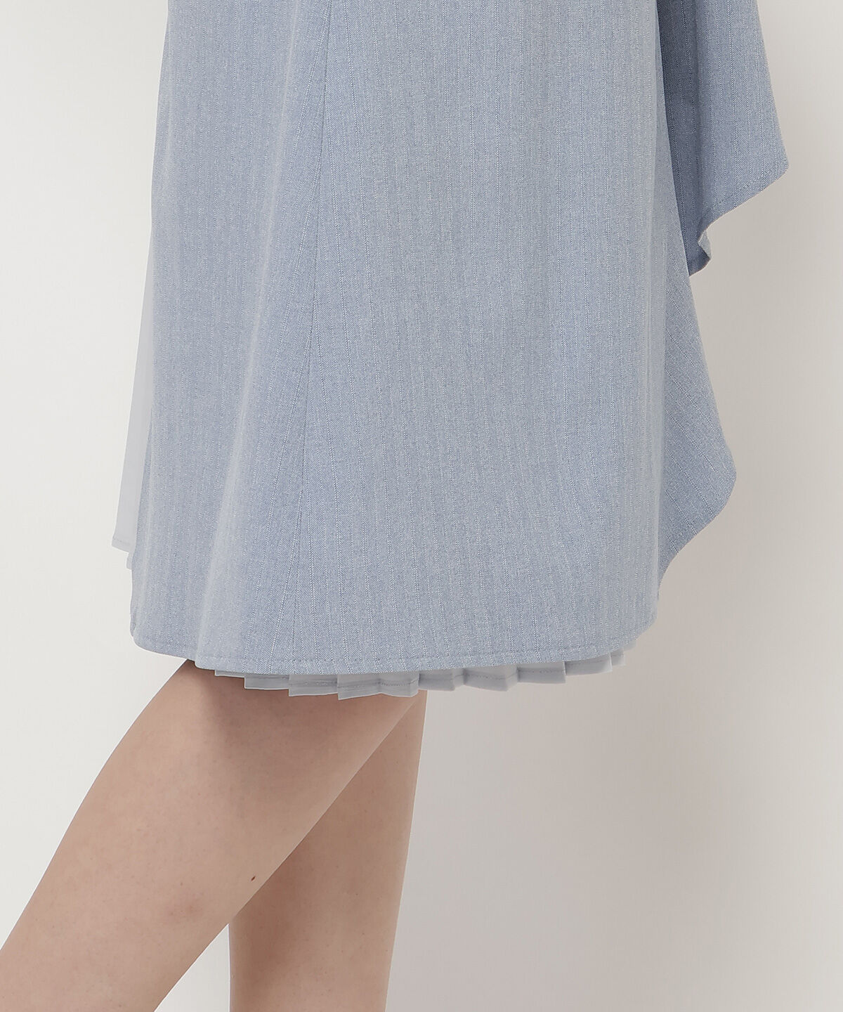 REDYAZEL「ノースリーブサイドプリーツワンピース」|ワンピース|