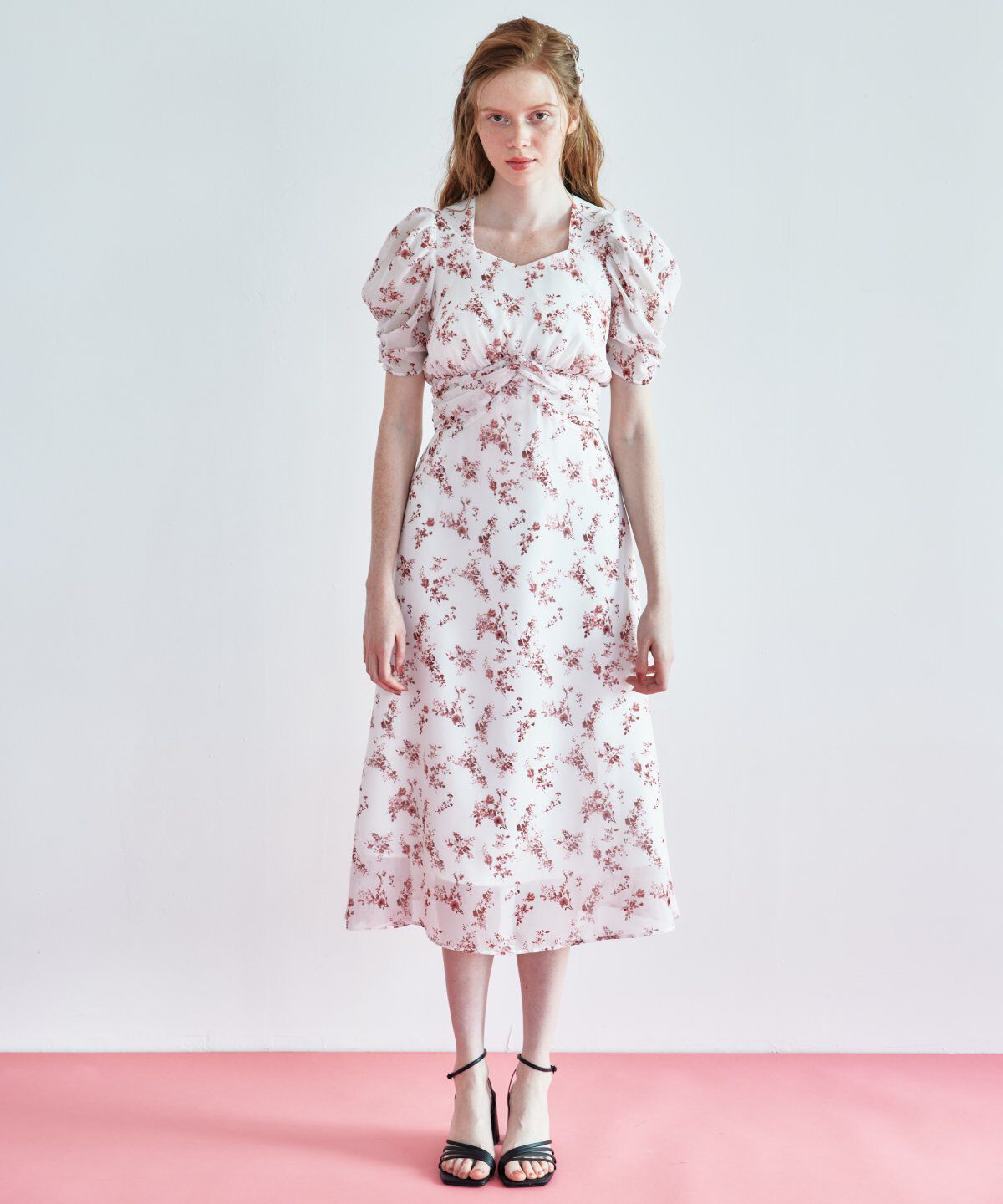 REDYAZEL「フラワープリントワンピース」|ワンピース|