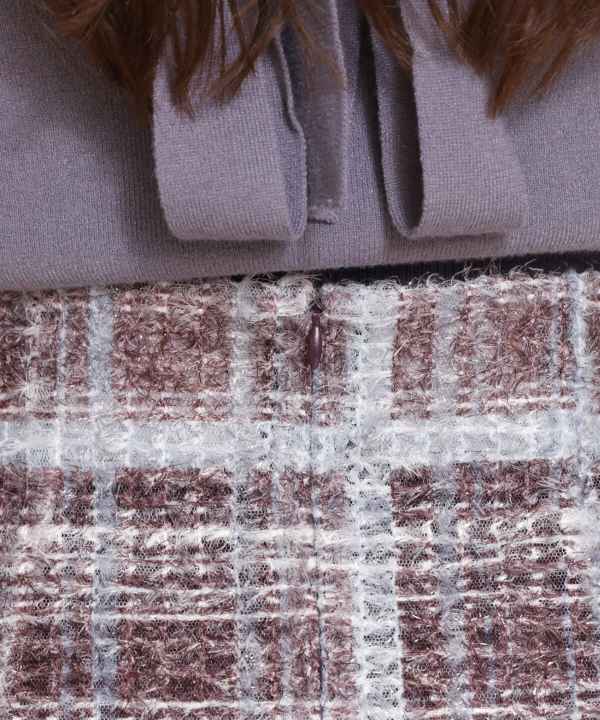 REDYAZEL「ファンシーチェックミニスカート」|台形|