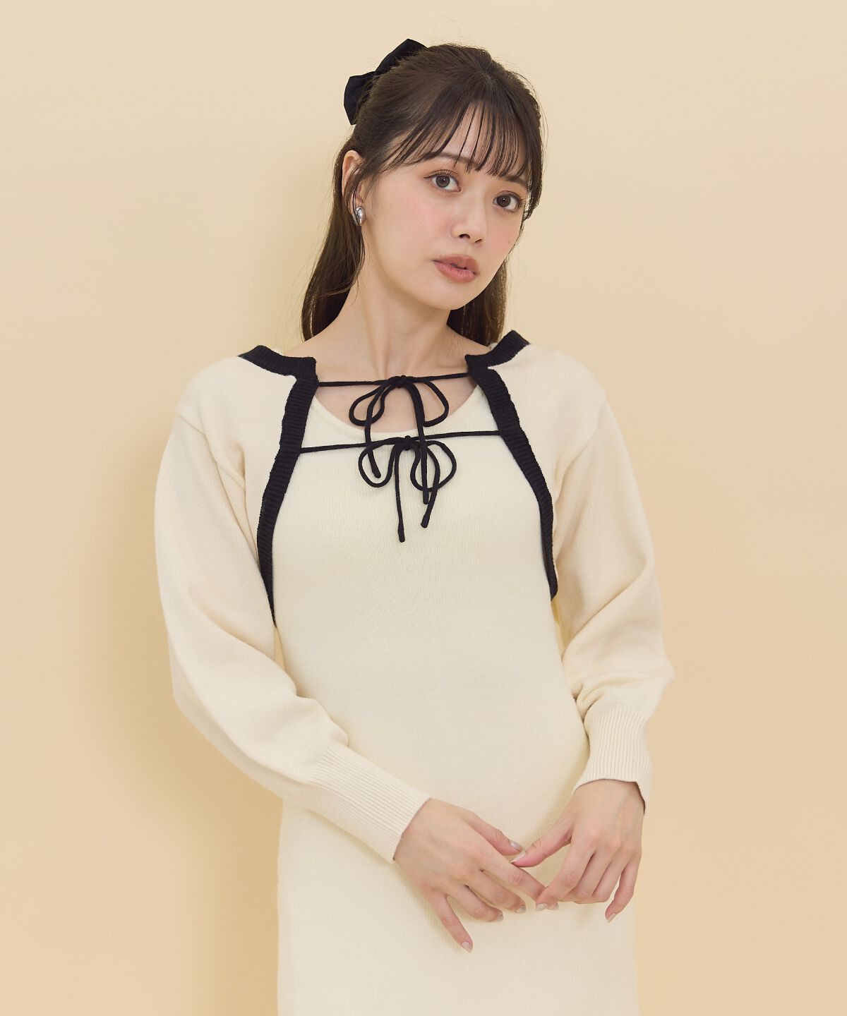 REDYAZEL「ニットワンピース＆ボレロセット」|ワンピース|