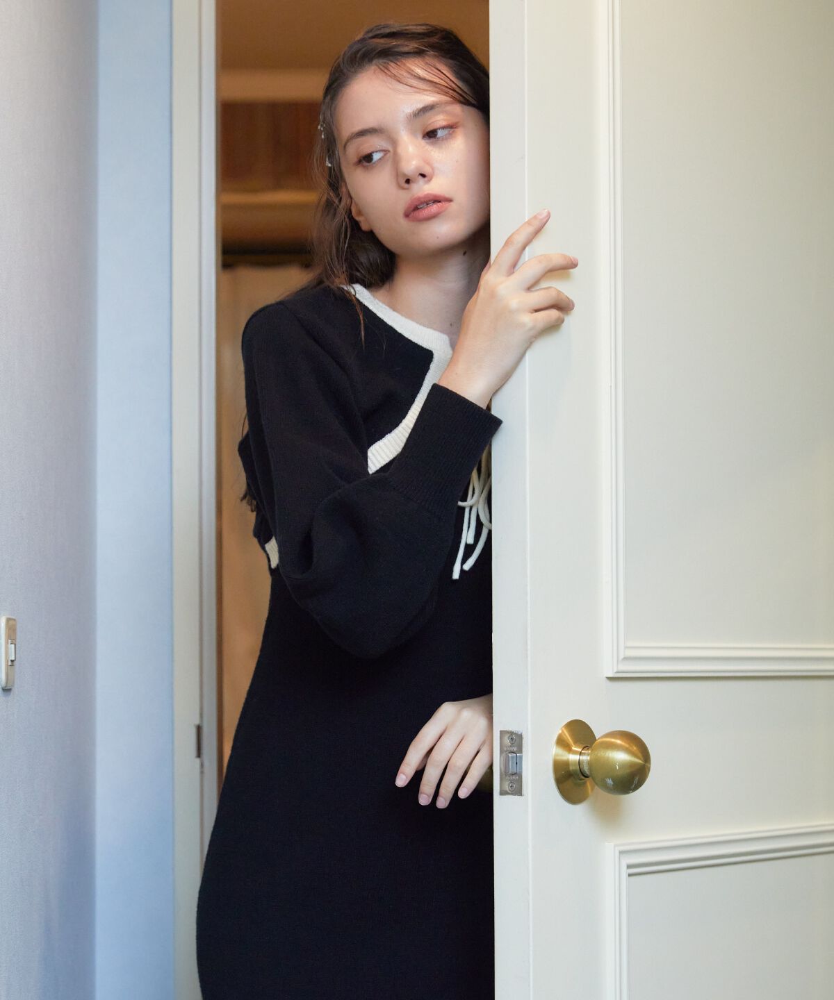 REDYAZEL「ニットワンピース＆ボレロセット」|ワンピース|