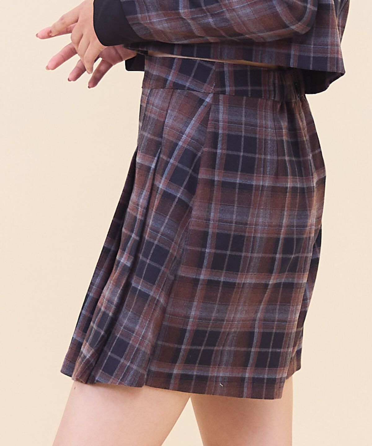 REDYAZEL「チェックプリーツスカショーパン」|キュロット|