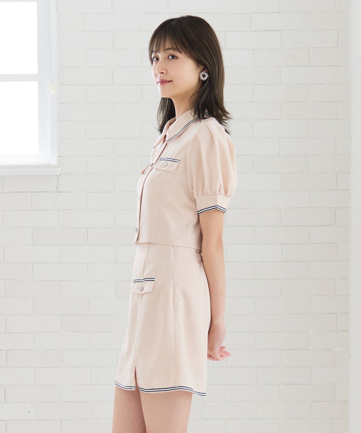 REDYAZEL「サマーツイードカジュアルセットアップ」|ワンピース|