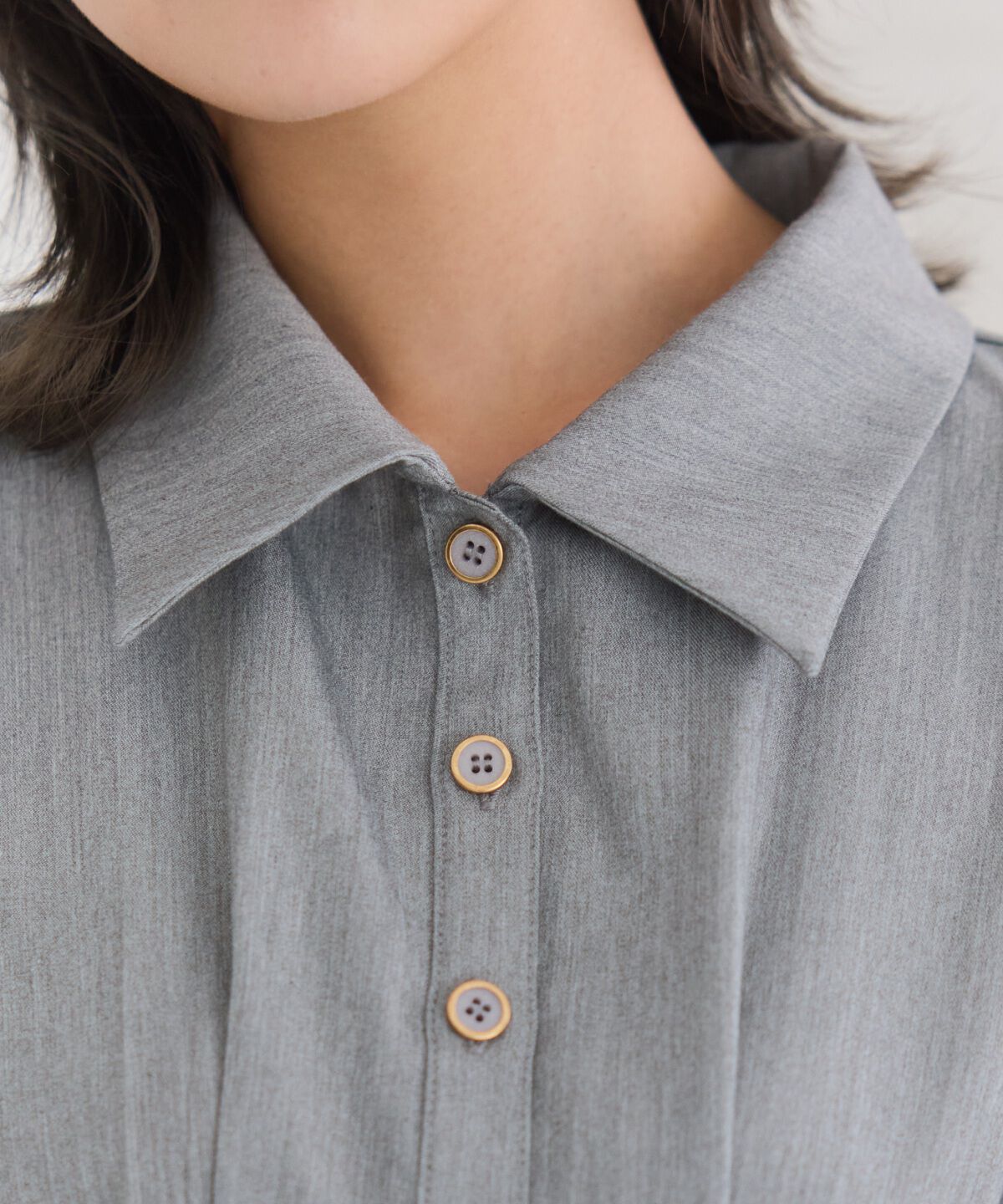 REDYAZEL「ペプラムシャツワンピース」|ワンピース|