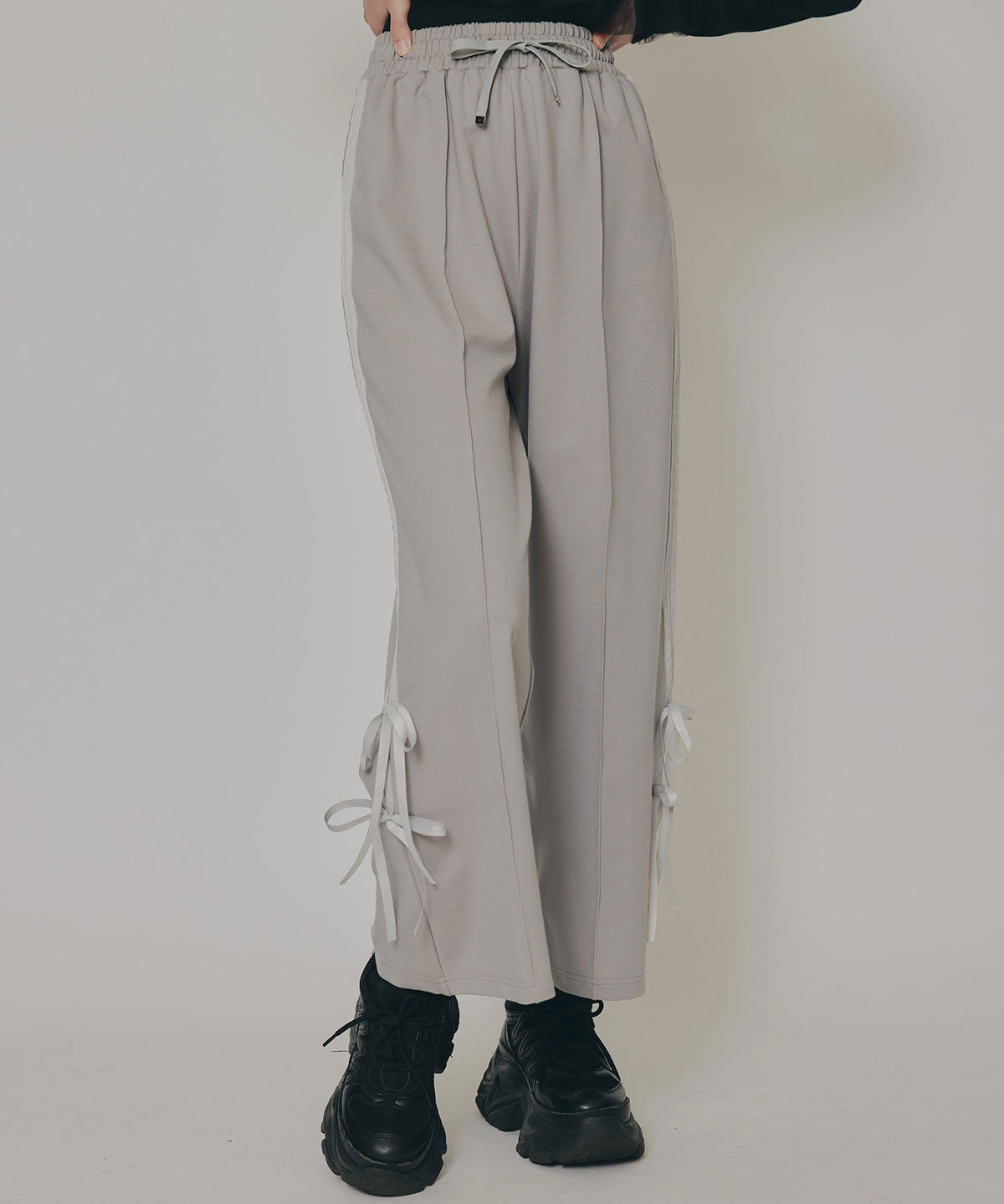 REDYAZEL「ダブルリボンラインイージーパンツ」|その他|