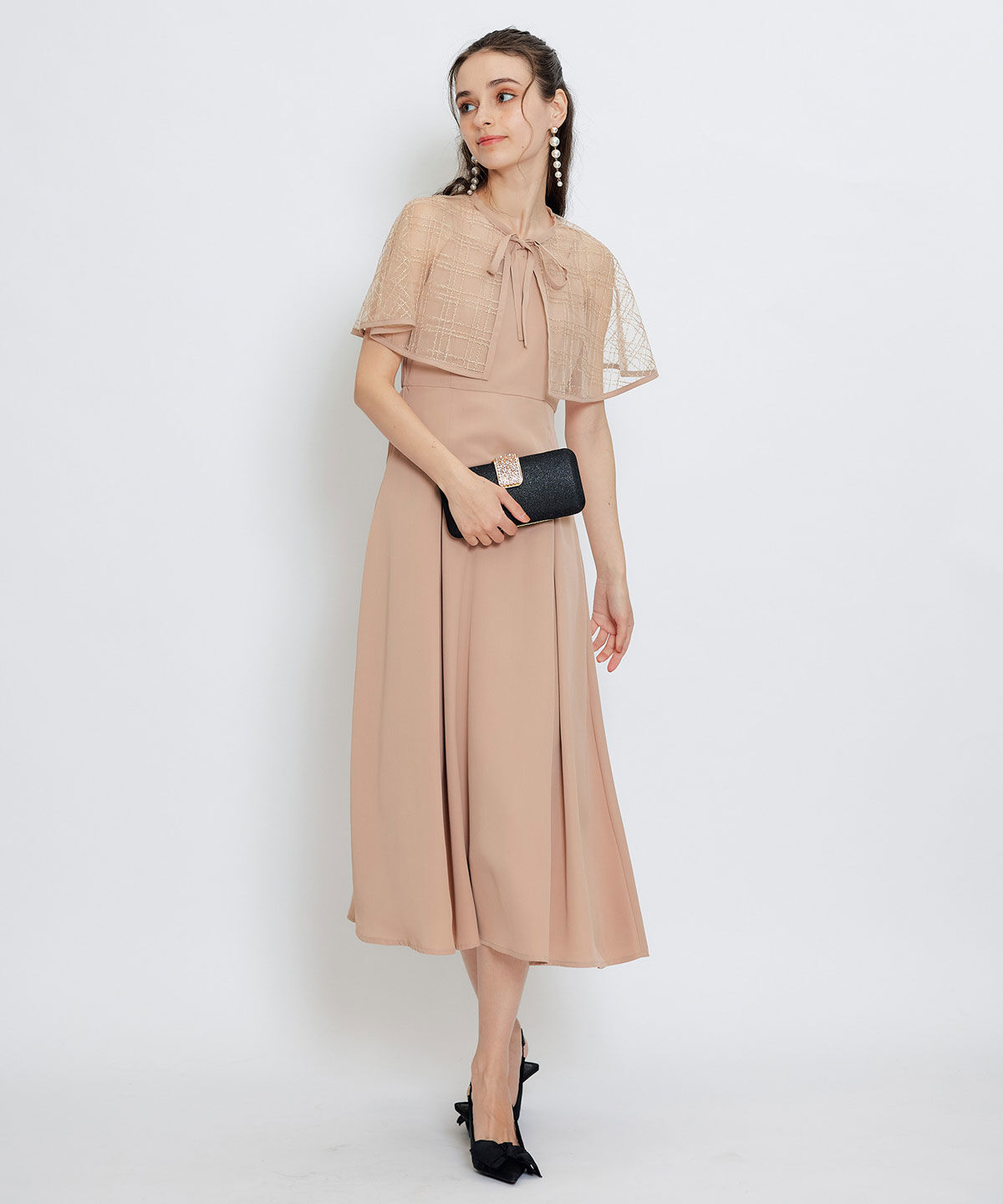 REDYAZEL「グリッター2WAYクラッチバッグ」|ショルダー・メッセンジャー|