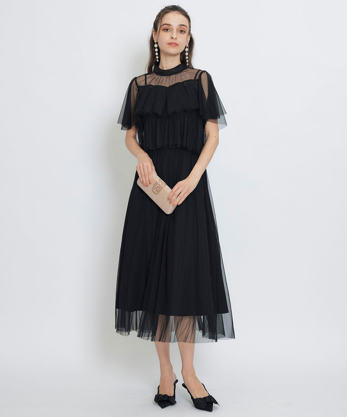 REDYAZEL「グリッター2WAYクラッチバッグ」|ショルダー・メッセンジャー|