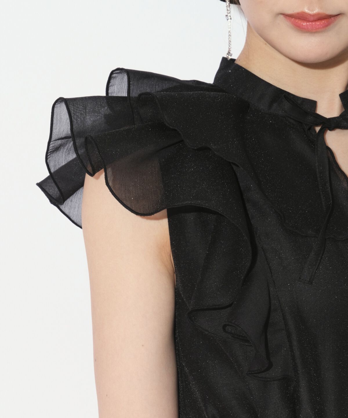 WILLSELECTION「ナローリボンシアーブラウス」|シャツ・ブラウス|