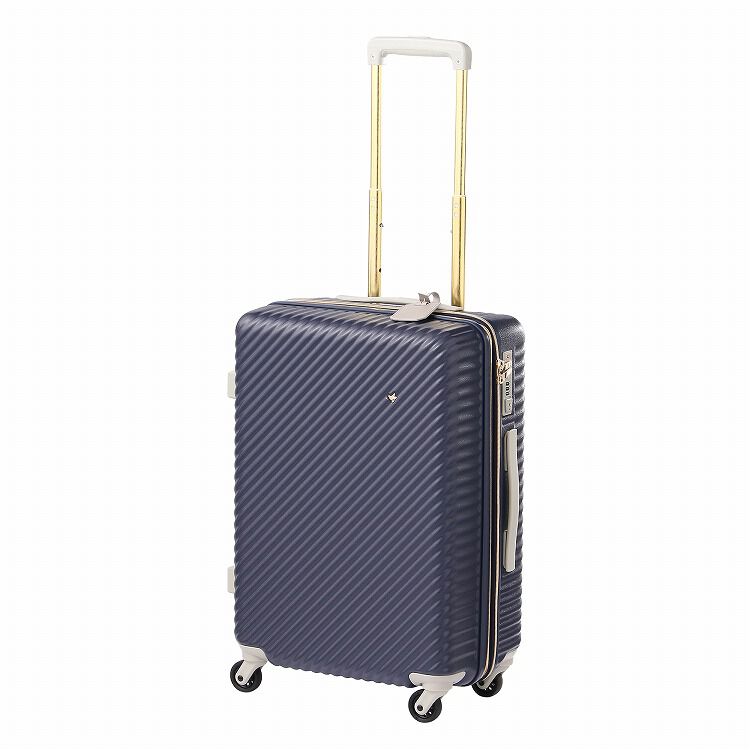 Jewelna Rose「HaNT&times;ジュエルナローズ コラボ スーツケース Mサイズ 06822」|キャリーケース|ブルーベリー