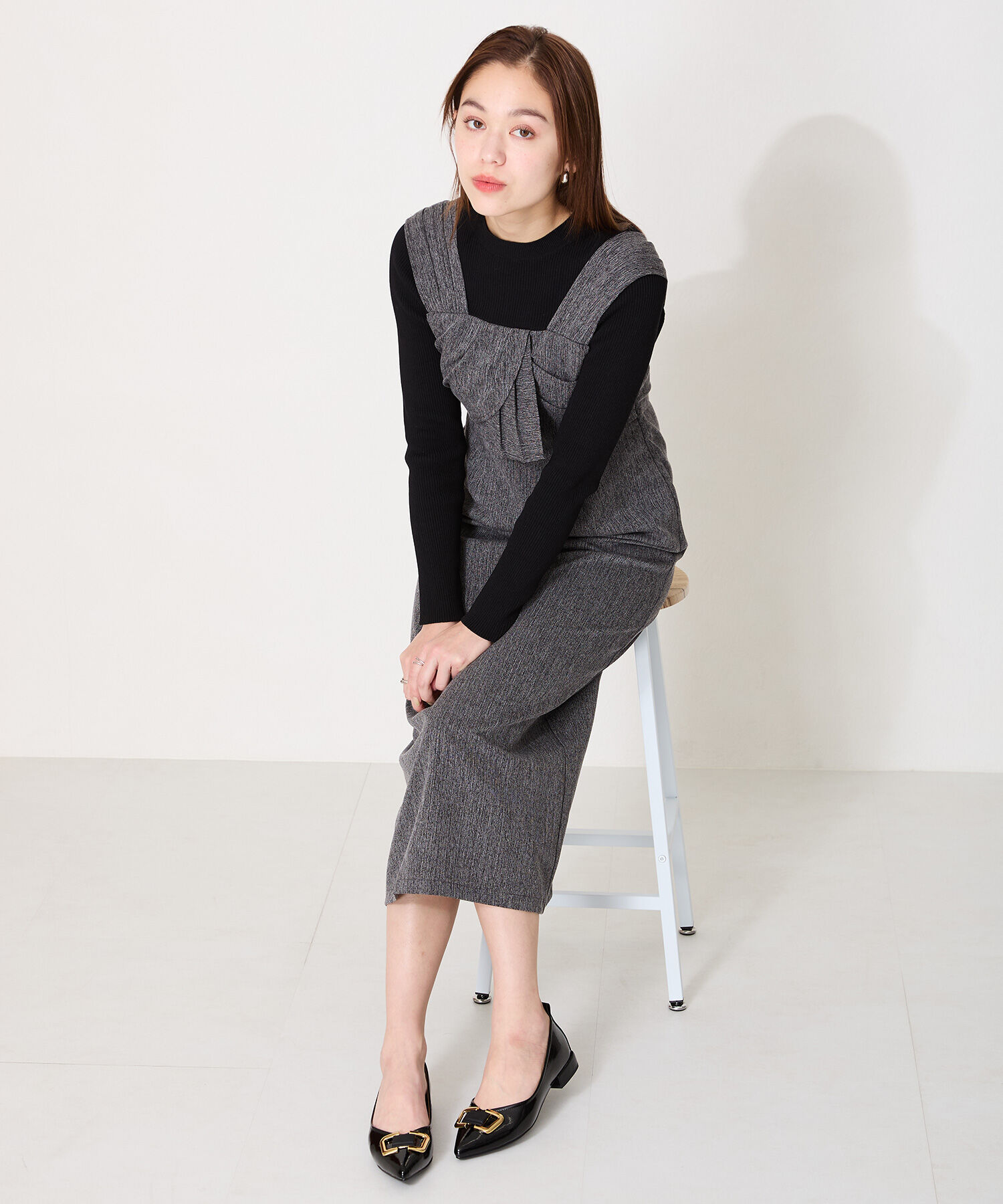 ORiental TRaffic「●2025春夏新作●ポインテッドトゥモチーフパンプス/51104 パンプス フラット 人気 トレンド」|パンプス|