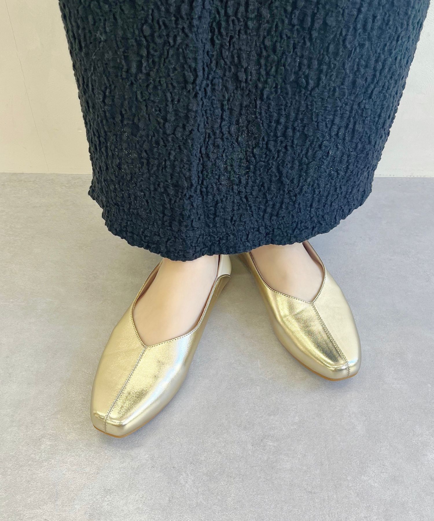 ORiental TRaffic「●通年使える●センターシームバブーシュ/51107 パンプス フラット 柔らかい」|パンプス|