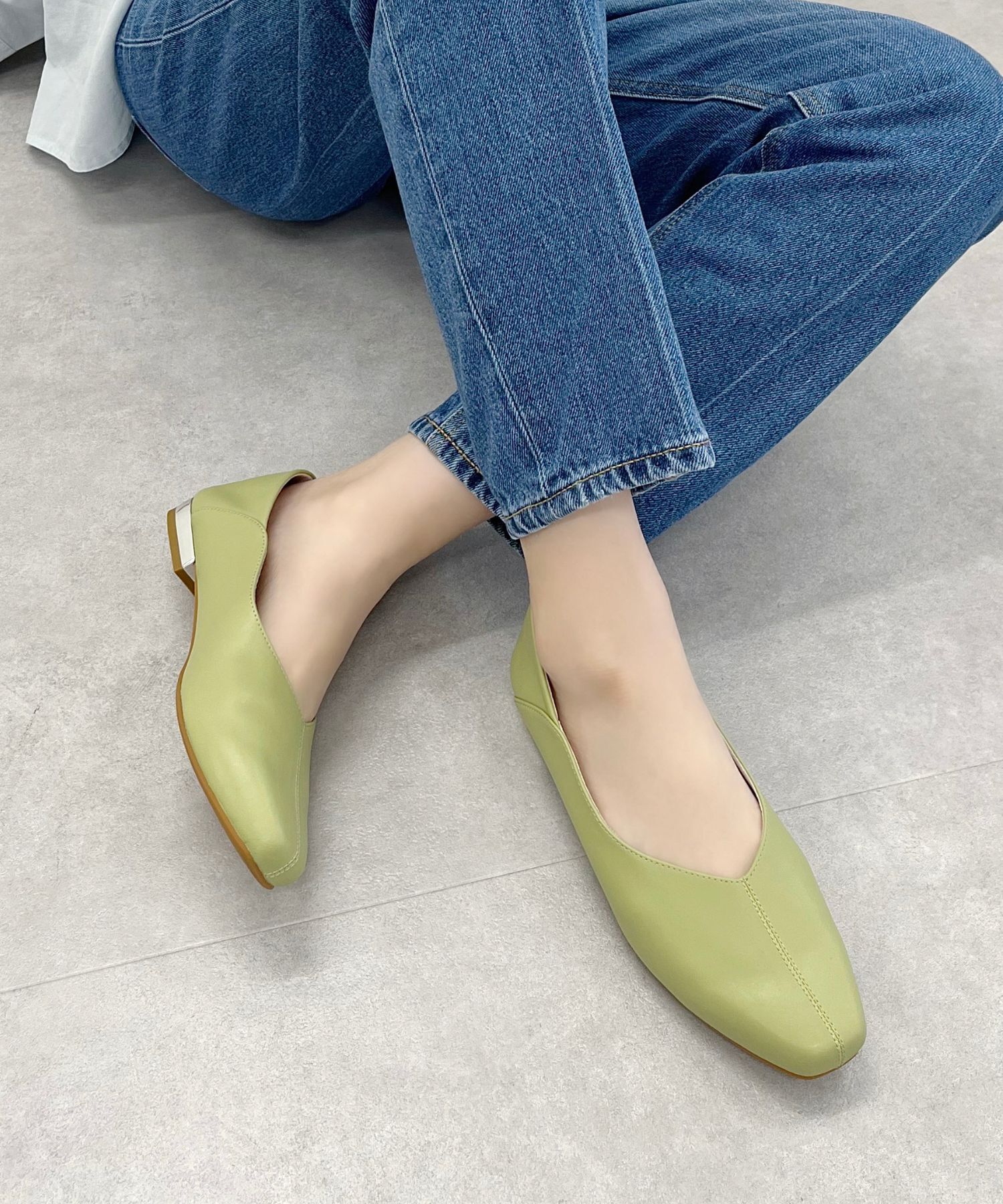 ORiental TRaffic「●通年使える●センターシームバブーシュ/51107 パンプス フラット 柔らかい」|パンプス|