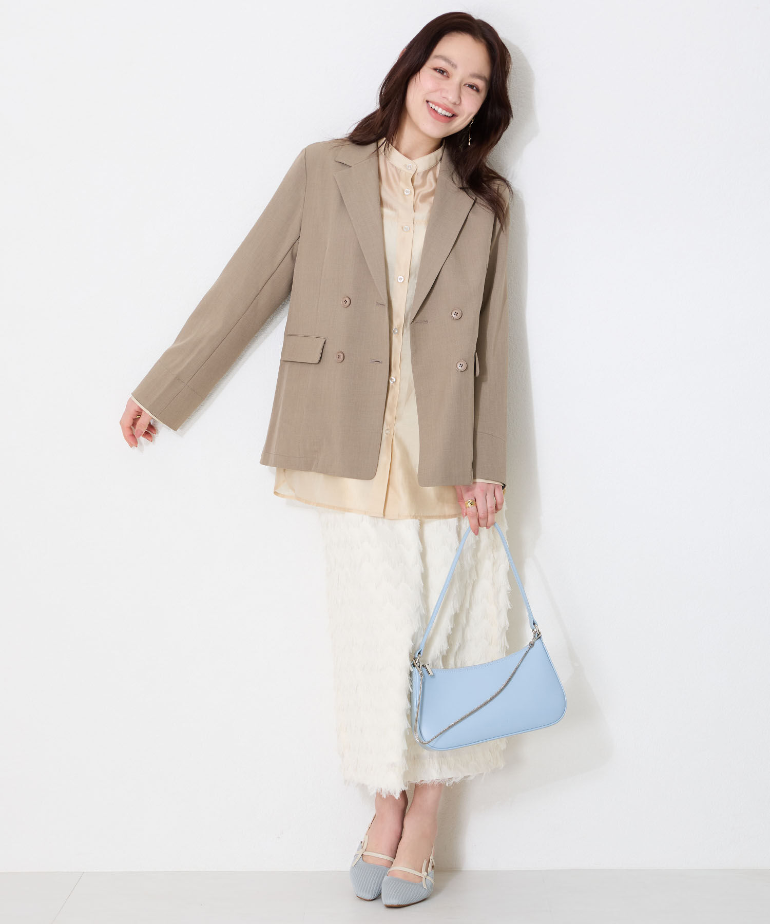 ORiental TRaffic「●2025春夏新作●リブニット細ストラップパンプス/51114 人気 トレンド 売れてる パンプス ニット」|パンプス|