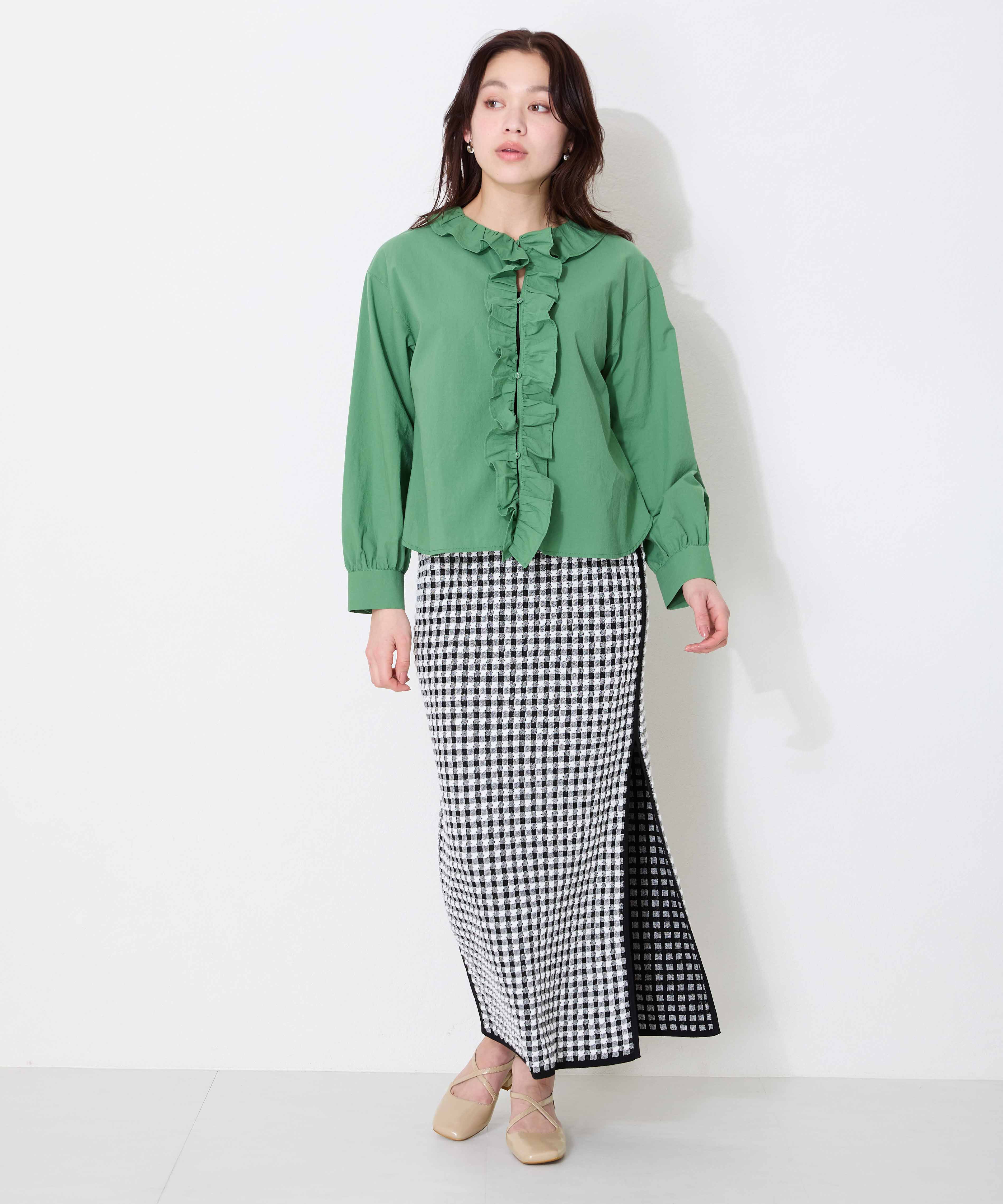 ORiental TRaffic「●2025春夏新作●クロスデザインフラットパンプス/51119」|パンプス|