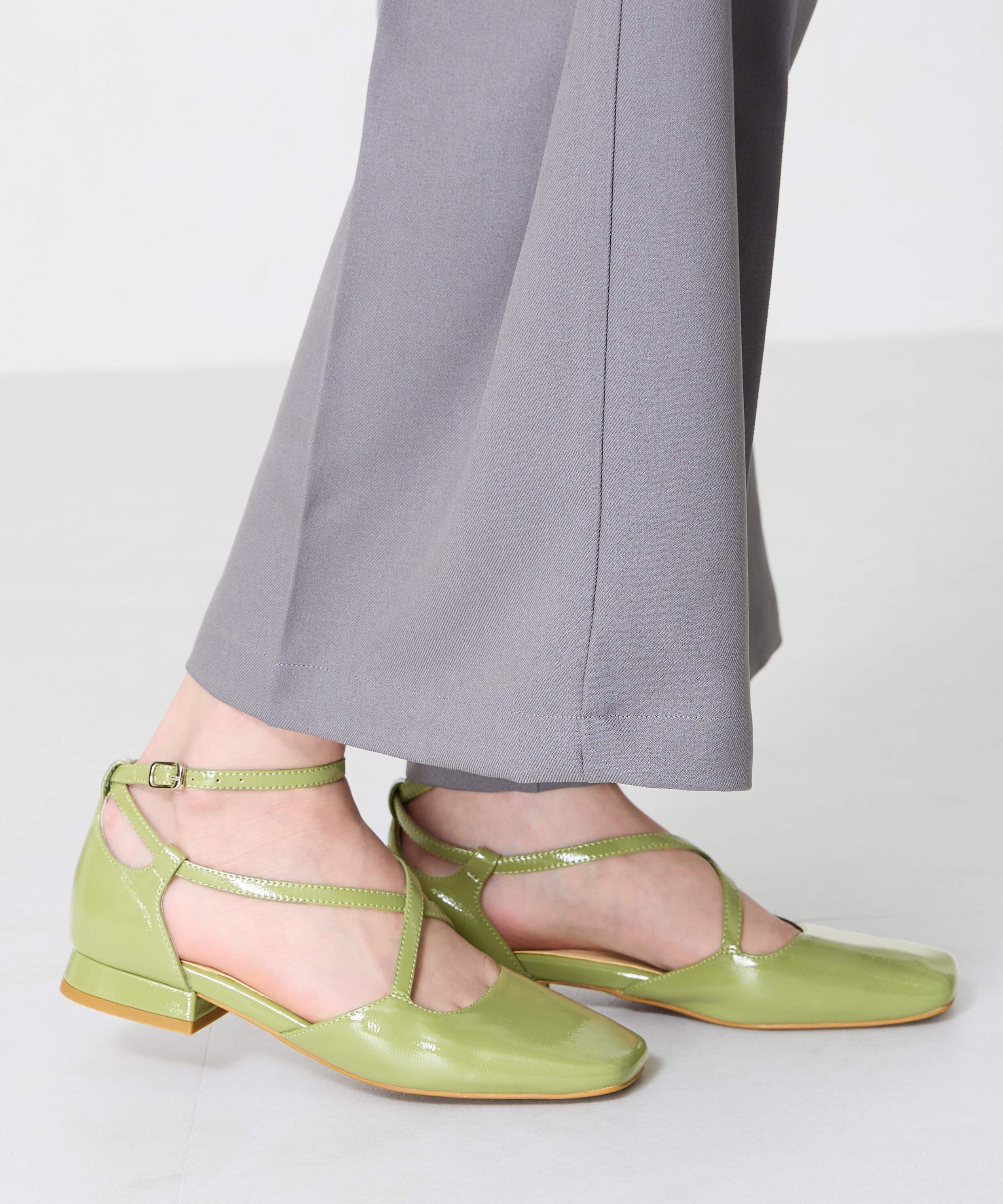 ORiental TRaffic「●2025春夏新作●クロスデザインフラットパンプス/51119」|パンプス|