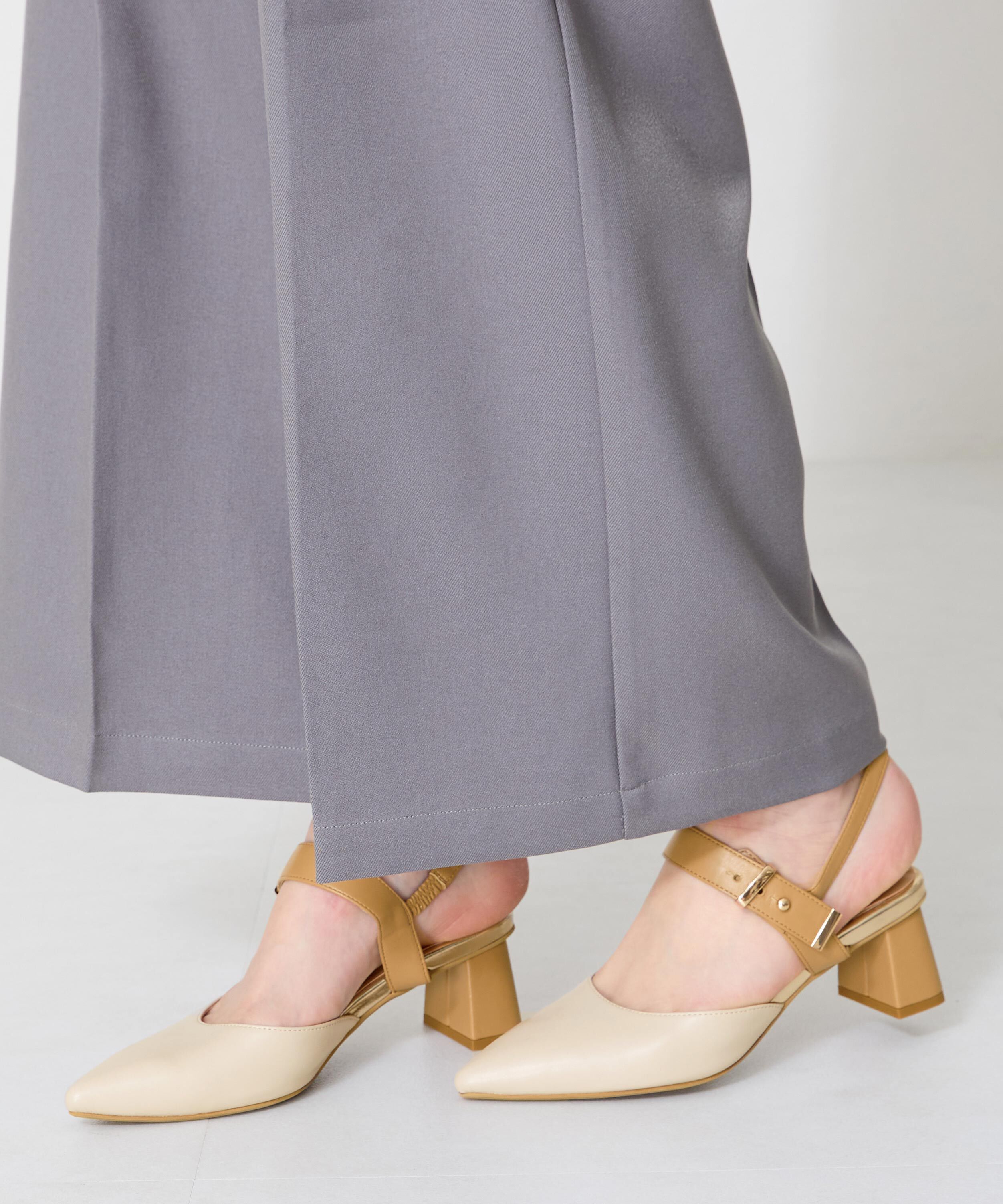 ORiental TRaffic「●2025春夏新作●ポインテッドトゥボタンベルトパンプス/51118 パンプス トレンド 人気 売れてる」|パンプス|