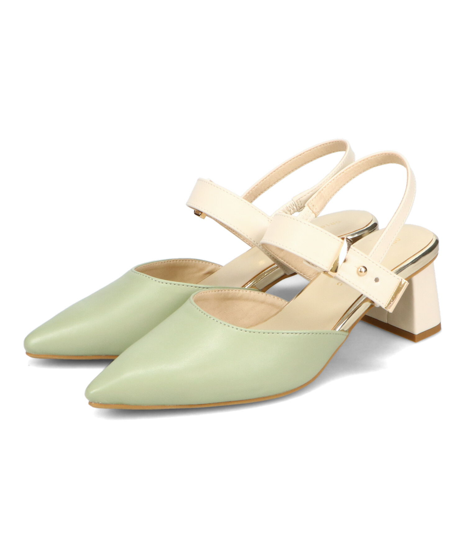 ORiental TRaffic「●2025春夏新作●ポインテッドトゥボタンベルトパンプス/51118 パンプス トレンド 人気 売れてる」|パンプス|