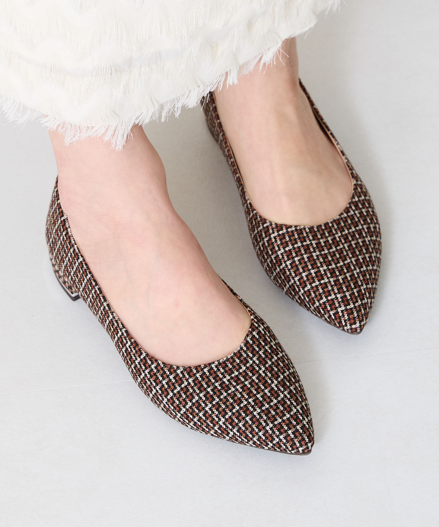 ORiental TRaffic「【跳べるパンプス/シリーズ累計１５０万足突破】メタリックライン フラット /R-3218 パンプス クッション」|パンプス|