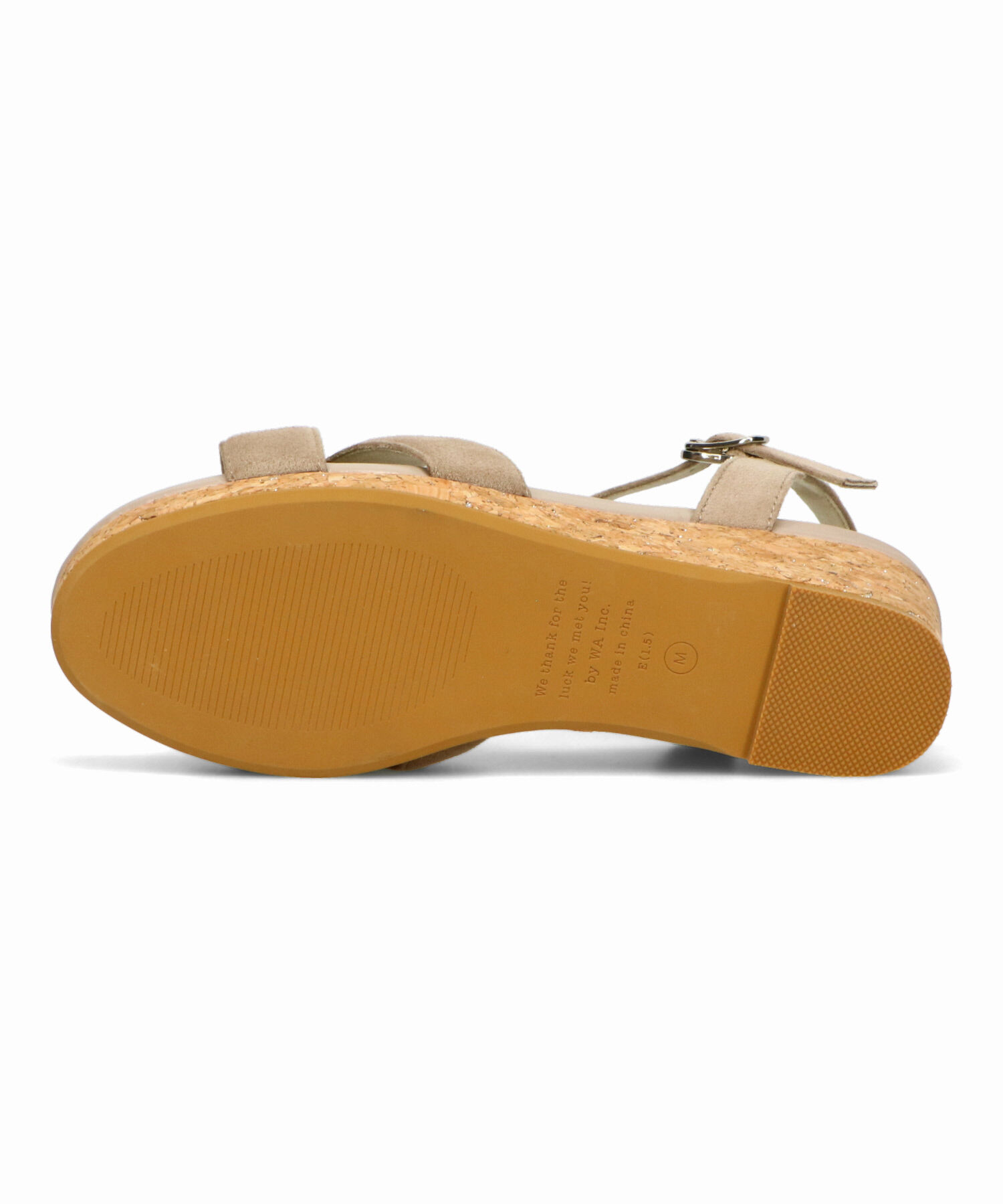 WA Oriental TRaffic「●2025春夏新作●アーモンドトゥクロスウエッジサンダル/52201 サンダル トレンド 人気 クッション」|サンダル|