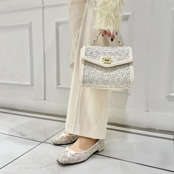 ダイアナ「≪ブーケコレクション≫ バッグ　AS5148」|ハンドバッグ|