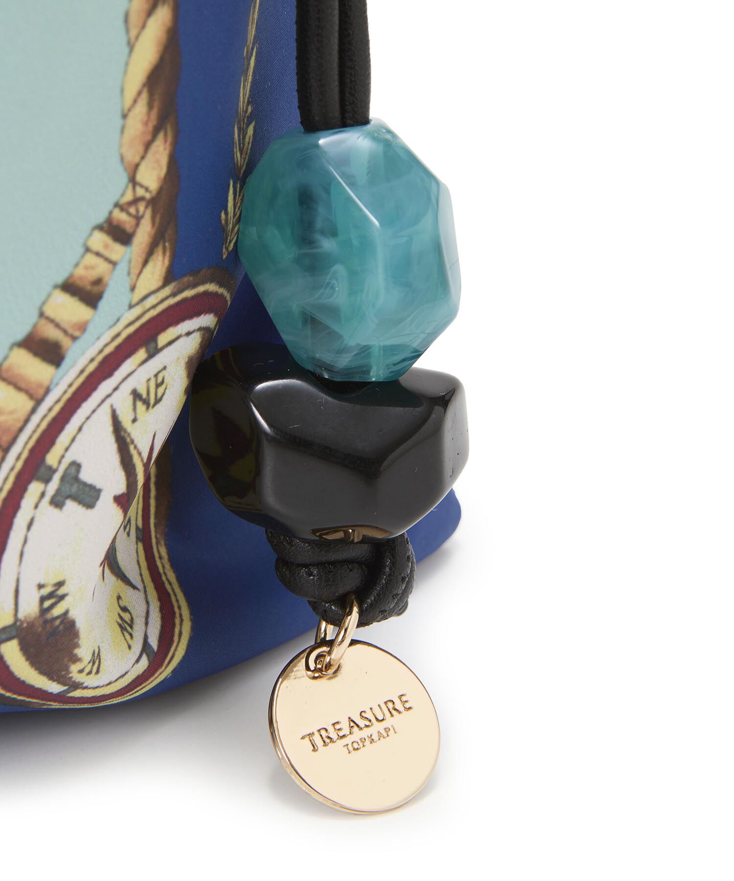 TOPKAPI TREASURE「【TREASURE TOPKAPI】マイルドサテン スカーフ柄 巾着 トート バッグ 」|トートバッグ|