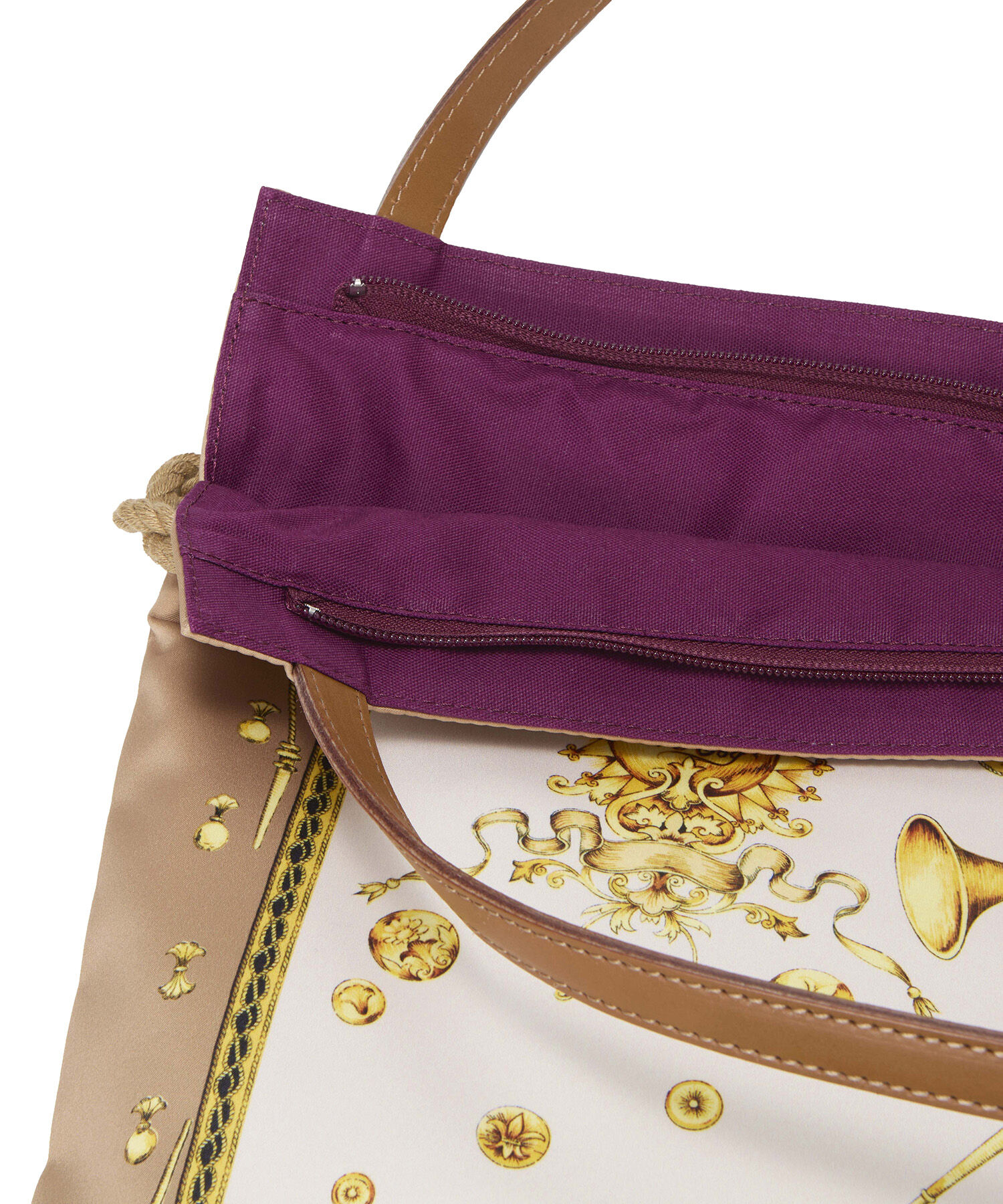 TOPKAPI TREASURE「【TREASURE TOPKAPI】マイルドサテン スカーフ柄 トートバッグ」|トートバッグ|