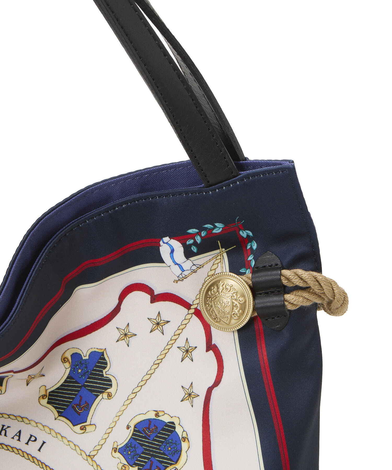 TOPKAPI TREASURE「【TREASURE TOPKAPI】マイルドサテン スカーフ柄 トートバッグ」|トートバッグ|