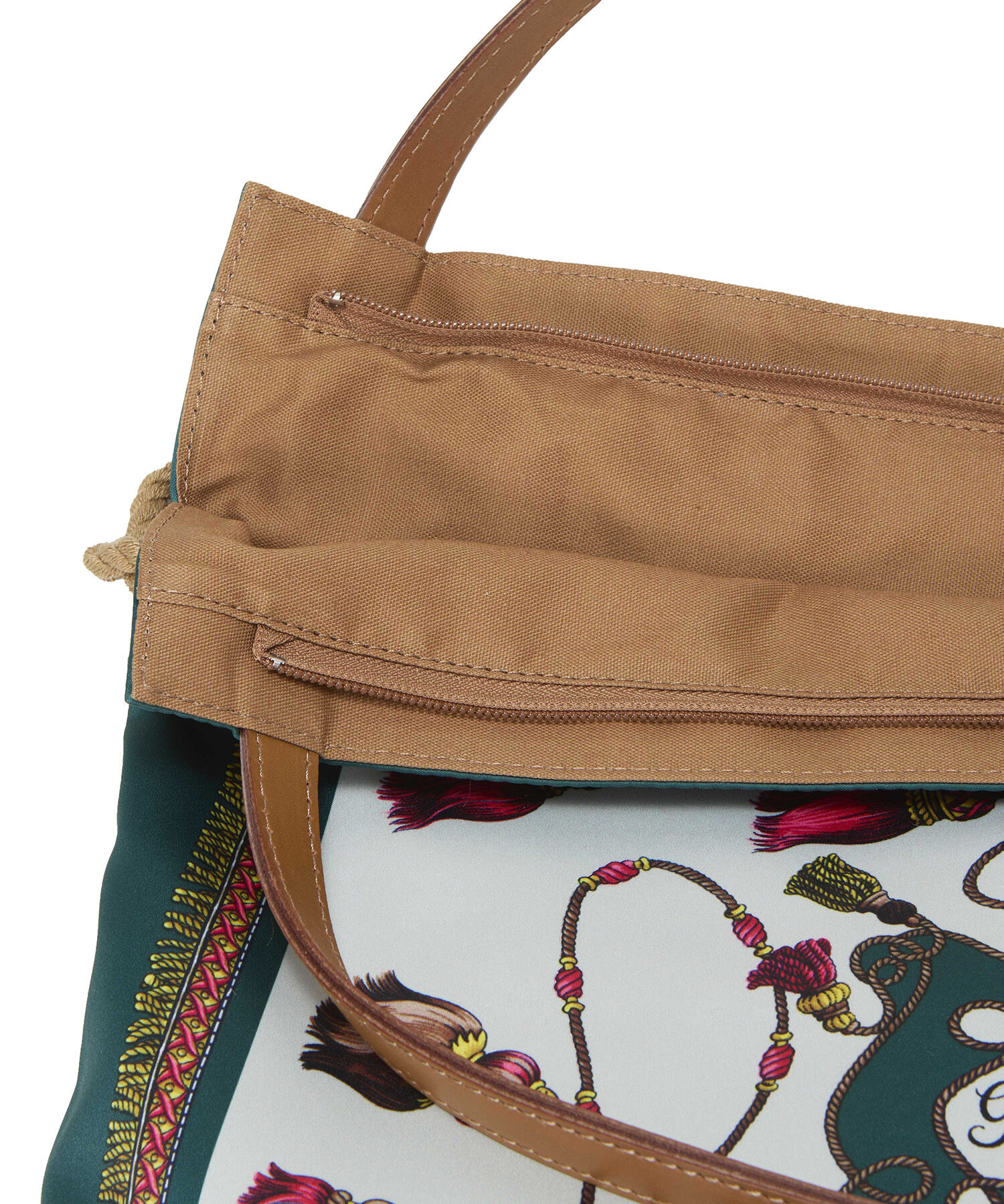 TOPKAPI TREASURE「【TREASURE TOPKAPI】マイルドサテン スカーフ柄 トートバッグ」|トートバッグ|