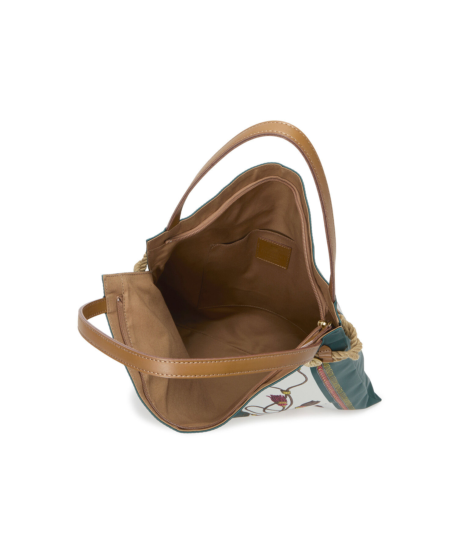 TOPKAPI TREASURE「【TREASURE TOPKAPI】マイルドサテン スカーフ柄 トートバッグ」|トートバッグ|