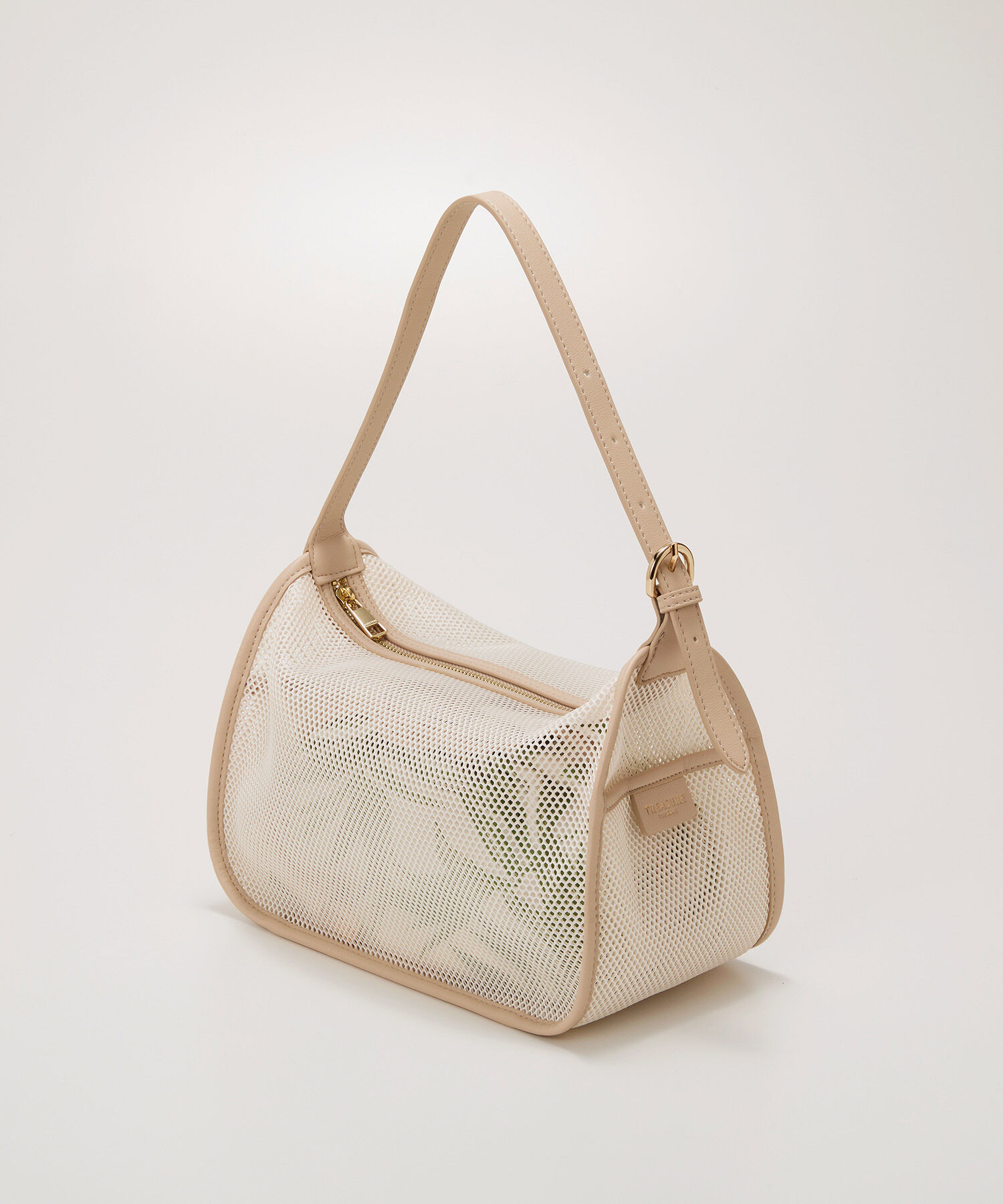 TOPKAPI TREASURE「【TREASURE TOPKAPI】プリント 巾着バッグ付き メッシュ ワンハンドルバッグ 」|ハンドバッグ|