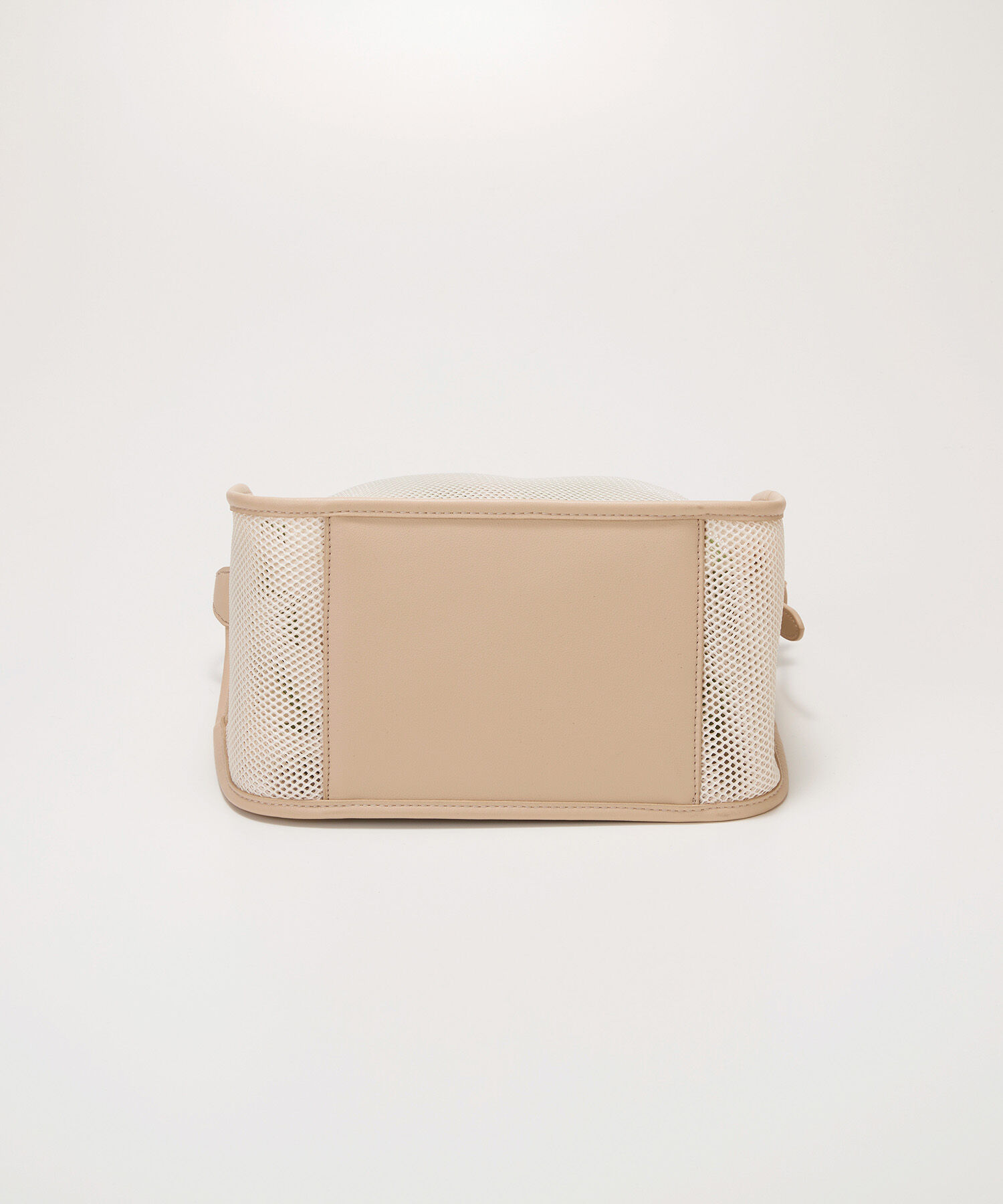 TOPKAPI TREASURE「【TREASURE TOPKAPI】プリント 巾着バッグ付き メッシュ ワンハンドルバッグ 」|ハンドバッグ|