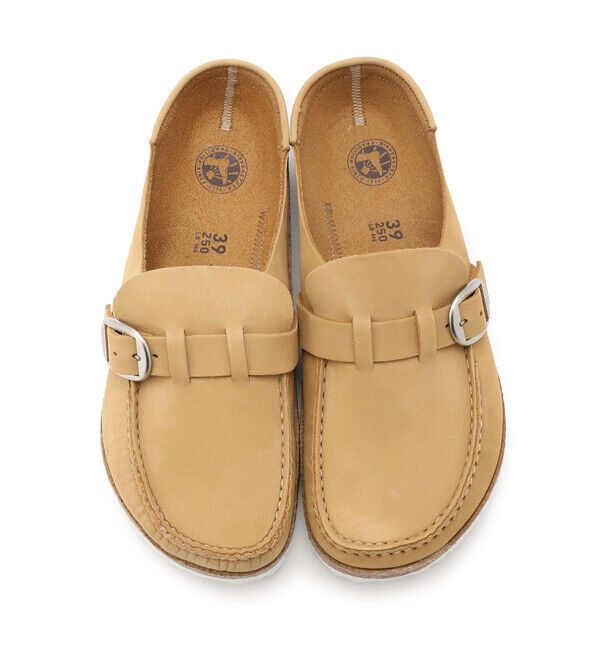 BIRKENSTOCK「【ビルケンシュトック】バックリー/ラテクリーム ヌバックレザー/クロッグ メンズ/BUCKLEY」|サンダル|