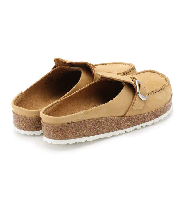 BIRKENSTOCK「【ビルケンシュトック】バックリー/ラテクリーム ヌバックレザー/クロッグ メンズ/BUCKLEY」|サンダル|