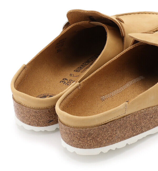BIRKENSTOCK「【ビルケンシュトック】バックリー/ラテクリーム ヌバックレザー/クロッグ メンズ/BUCKLEY」|サンダル|