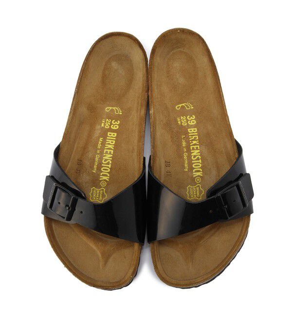 BIRKENSTOCK「【ビルケンシュトック】マドリッド/パテントブラック ビルコフロー/サンダル メンズ/MADRID」|サンダル|