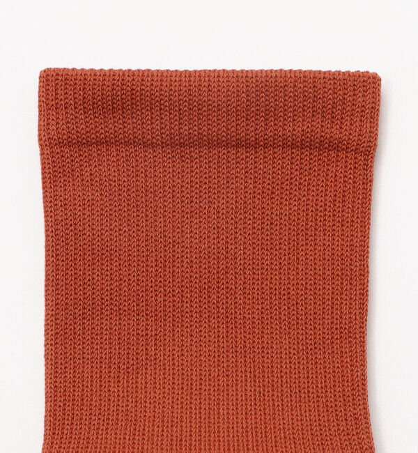 ROTOTO「【ロトト】フットバンド/テラコッタ ポリエステル リサイクルコットン/ソックス」|ソックス|