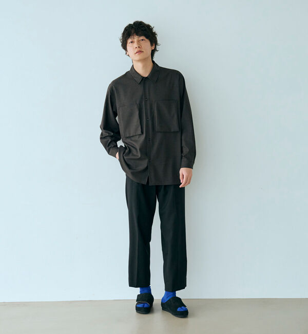 BENEXY「【ベネクシー】ザ クルーソックス/ブルー ポリエステル コットン/靴下 メンズ レディース」|ソックス|