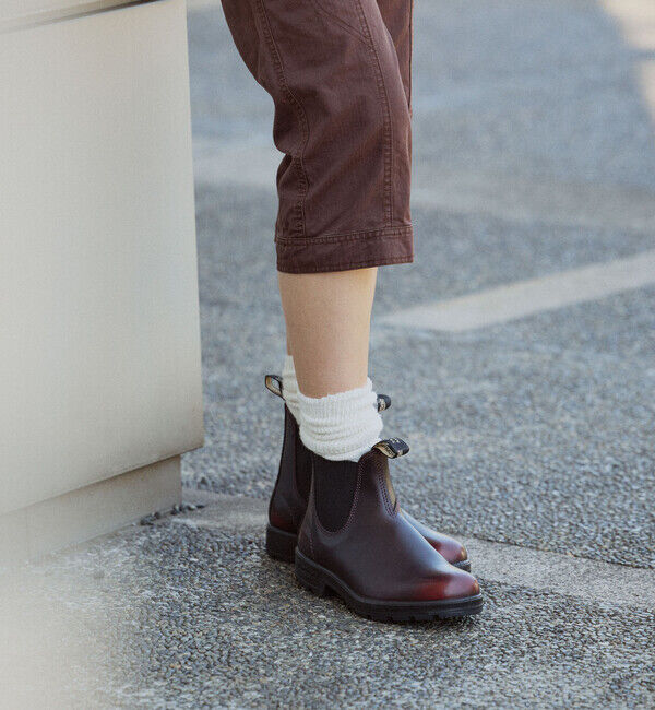 Blundstone「【ブランドストーン】オリジナルス/ボルドーブラッシュ ナチュラルレザー/ブーツ メンズ レディース」|ロングブーツ|